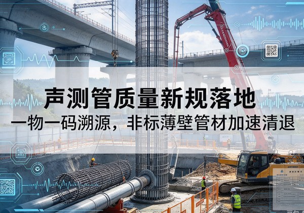 巩义声测管质量新规落地，一物一码溯源，非标薄壁管材加速清退