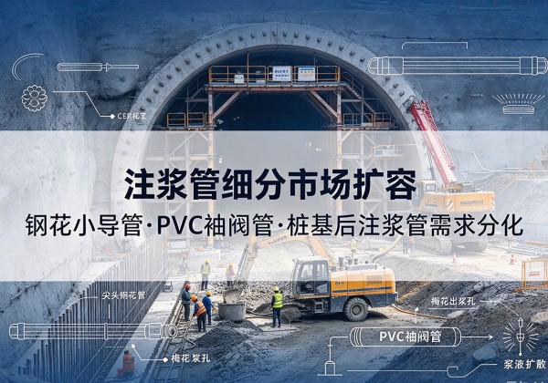 巩义注浆管细分市场扩容，隧道钢花小导管、PVC 袖阀管、桩基后注浆管需求分化